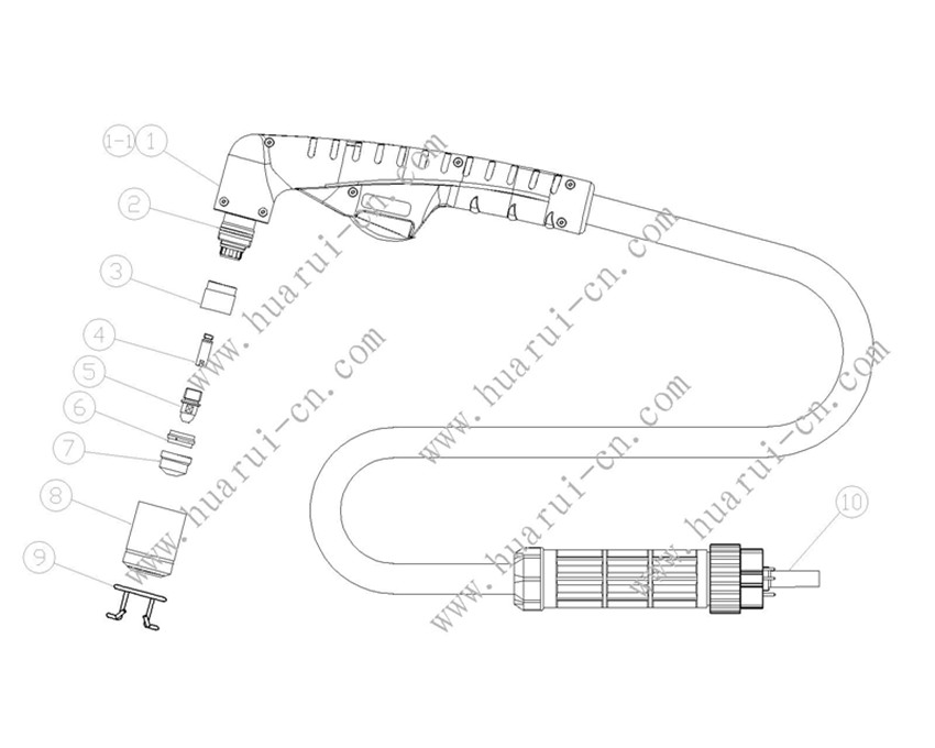 A101割枪示意图-Model